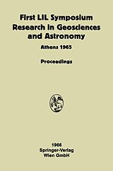 E-Book (pdf) Proceeding of the First Lunar International Laboratory (LIL) Symposium Research in Geosciences and Astronomy von Frank J. Malina, Lunar International Laboratory, International Academy of Astronautics