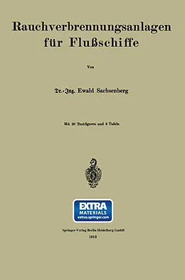 E-Book (pdf) Rauchverbrennungsanlagen für Flußschiffe von Ewald Sachsenberg