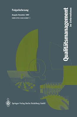 E-Book (pdf) Qualitätsmanagement im Unternehmen von Wolfgang Hansen, Gerd F. Kamiske