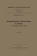 E-Book (pdf) Photogrammetrische Wolkenforschung in Potsdam in den Jahren 1900 bis 1920 von Reinhard Süring