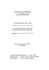 E-Book (pdf) Nichtstationäre Strömungen in Unterwasserstollen von Hans Blind