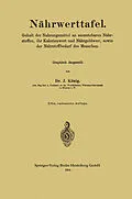 E-Book (pdf) Nährwerttafel von Josef König