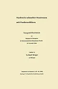 E-Book (pdf) Nachweis schneller Neutronen mit Funkenzählern von Gerhard Krüger
