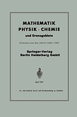 E-Book (pdf) Mathematik, Physik · Chemie und Grenzgebiete von Springer Verlag