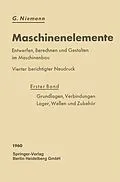 E-Book (pdf) Maschinenelemente von Gustav Niemann, Hans Winter, Bernd-Robert Höhn