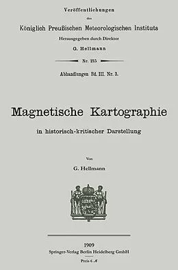 E-Book (pdf) Magnetische Kartographie in historisch-kritischer Darstellung von Gustav Hellmann