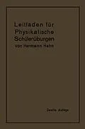 E-Book (pdf) Leitfaden für physikalische Schülerübungen von Hermann Hahn