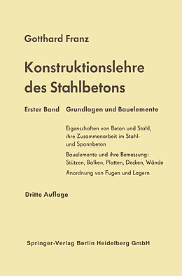E-Book (pdf) Konstruktionslehre des Stahlbetons von Gotthard Franz