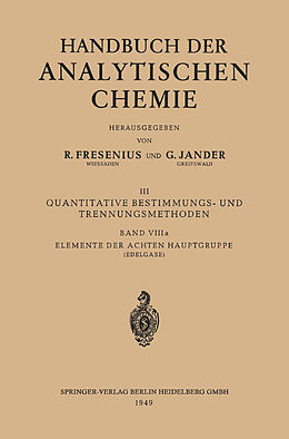 E-Book (pdf) Elemente der Achten Hauptgruppe von Heinrich Kahle, Berta Karlik