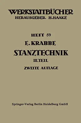 E-Book (pdf) Stanztechnik von Erich Krabbe, Werner Malmberg