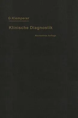 E-Book (pdf) Grundriss der Klinischen Diagnostik von Georg Klemperer