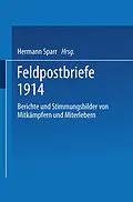 E-Book (pdf) Feldpostbriefe 1914 von Hermann Sparr