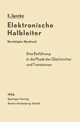 E-Book (pdf) Elektronische Halbleiter von Eberhard Spenke