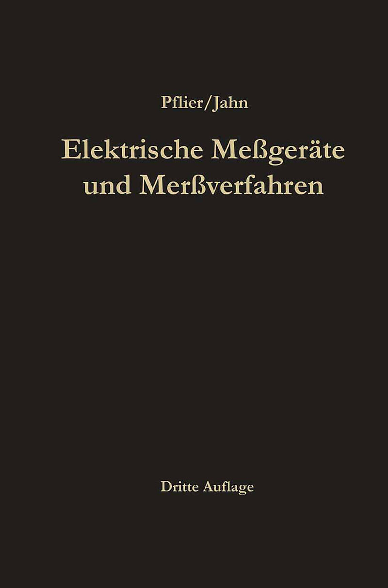 Elektrische Meßgeräte und Meßverfahren