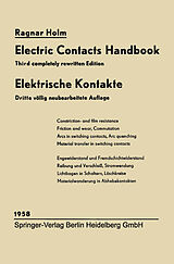 E-Book (pdf) Elektrische Kontakte / Electric Contacts Handbook von Ragnar Holm, Else Holm