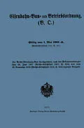E-Book (pdf) Eisenbahn-Bau- und Betriebsordnung von Julius Springer