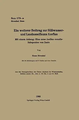 E-Book (pdf) Ein weiterer Beitrag zur Süßwasser- und Landasselfauna Korfus von Hans Strouhal