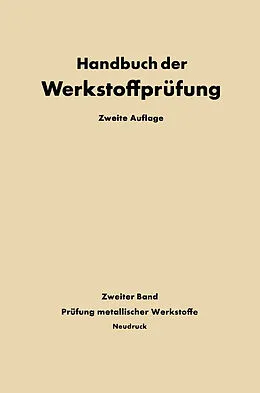 E-Book (pdf) Die Prüfung der Metallischen Werkstoffe von E. Siebel