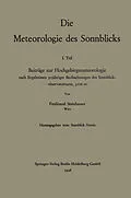 E-Book (pdf) Die Meteorologie des Sonnblicks von Ferdinand Steinhauser
