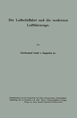 E-Book (pdf) Die Luftschiffahrt und die modernen Luftfahrzeuge von Ferdinand von Zeppelin