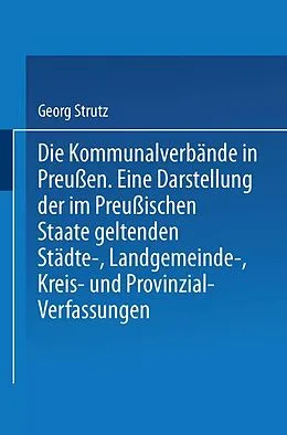 E-Book (pdf) Die Kommunalverbände in Preußen von Georg Strutz