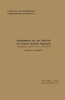 E-Book (pdf) Die internationale Luftschiffahrt-Ausstellung in Frankfurt a. M. von Ansbert Vorreiter
