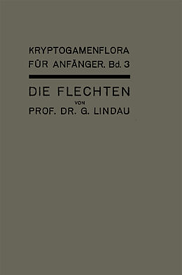 E-Book (pdf) Die Flechten von Gustav Lindau