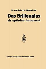 E-Book (pdf) Das Brillenglas von Moritz von Rohr, Hans Boegehold, Hans Hartinger
