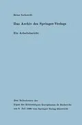 E-Book (pdf) Das Archiv des Springer-Verlags von Heinz Sarkowski