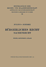 E-Book (pdf) Bürgerliches Recht von Julius von Gierke