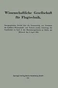 E-Book (pdf) Wissenschaftliche Gesellschaft für Flugtechnik von Gustav Schade
