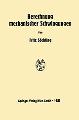 E-Book (pdf) Berechnung mechanischer Schwingungen von Fritz Söchting