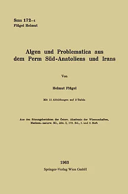 E-Book (pdf) Algen und Problematica aus dem Perm Süd-Anatoliens und Irans von Helmut W. Flügel