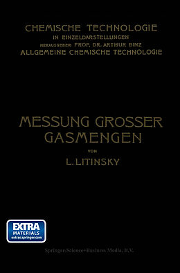 Kartonierter Einband Messung Grosser Gasmengen von Leonid Litinsky