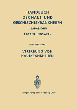 Kartonierter Einband Handbuch der Haut- und Geschlechtskrankheiten von Josef Jadassohn