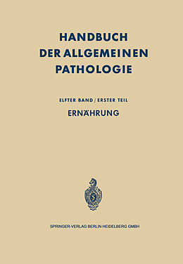 Kartonierter Einband Ernährung von Hans-Werner Altmann, Franz Büchner, Erich Letterer