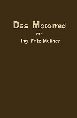Kartonierter Einband Das Motorrad von Fritz Meitner