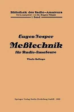 E-Book (pdf) Meßtechnik für Radio-Amateure von Eugen Nesper