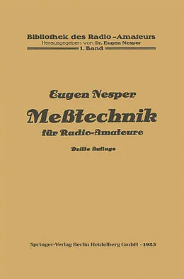 E-Book (pdf) Meßtechnik für Radio-Amateure von Eugen Nesper