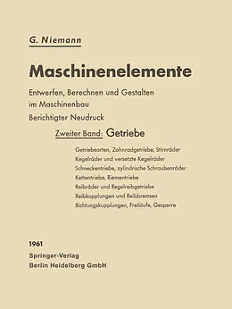 E-Book (pdf) Getriebe von Gustav Niemann