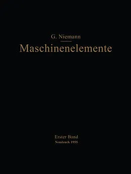 E-Book (pdf) Maschinenelemente von Gustav Niemann