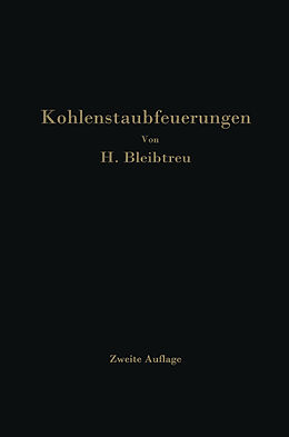 E-Book (pdf) Kohlenstaubfeuerungen von Hermann Bleibtreu