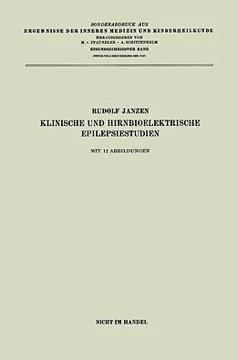E-Book (pdf) Klinische und hirnbioelektrische Epilepsiestudien von Rudolf Janzen
