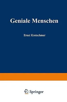 E-Book (pdf) Geniale Menschen von Ernst Kretschmer