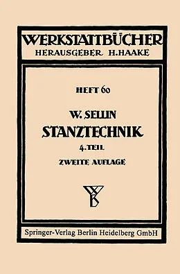 E-Book (pdf) Stanztechnik von Walter Sellin