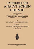 E-Book (pdf) Elemente der Achten Nebengruppe von Georg Bauer, Konrad Ruthardt