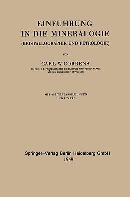 E-Book (pdf) Einführung in die Mineralogie von Carl Wilhelm Correns