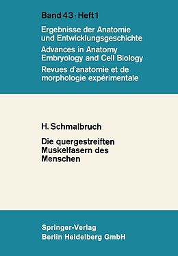 E-Book (pdf) Die quergestreiften Muskelfasern des Menschen von Henning Schmalbruch