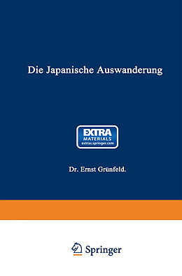 E-Book (pdf) Die Japanische Auswanderung von Ernst Grünfeld