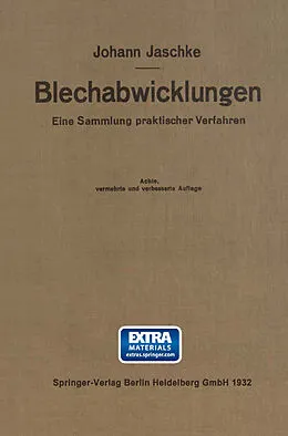 E-Book (pdf) Die Blechabwicklungen von Johann Jaschke